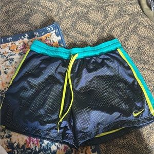 Womens Blue Nike Athletic Shorts
